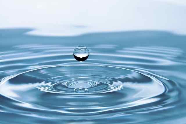gotas de agua
