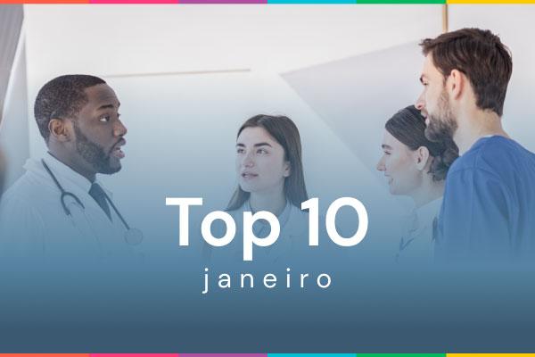 Top 10 de janeiro: insuficiência cardíaca, HPV, aspergilose pulmonar e mais!