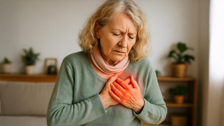 mulheres com infarto